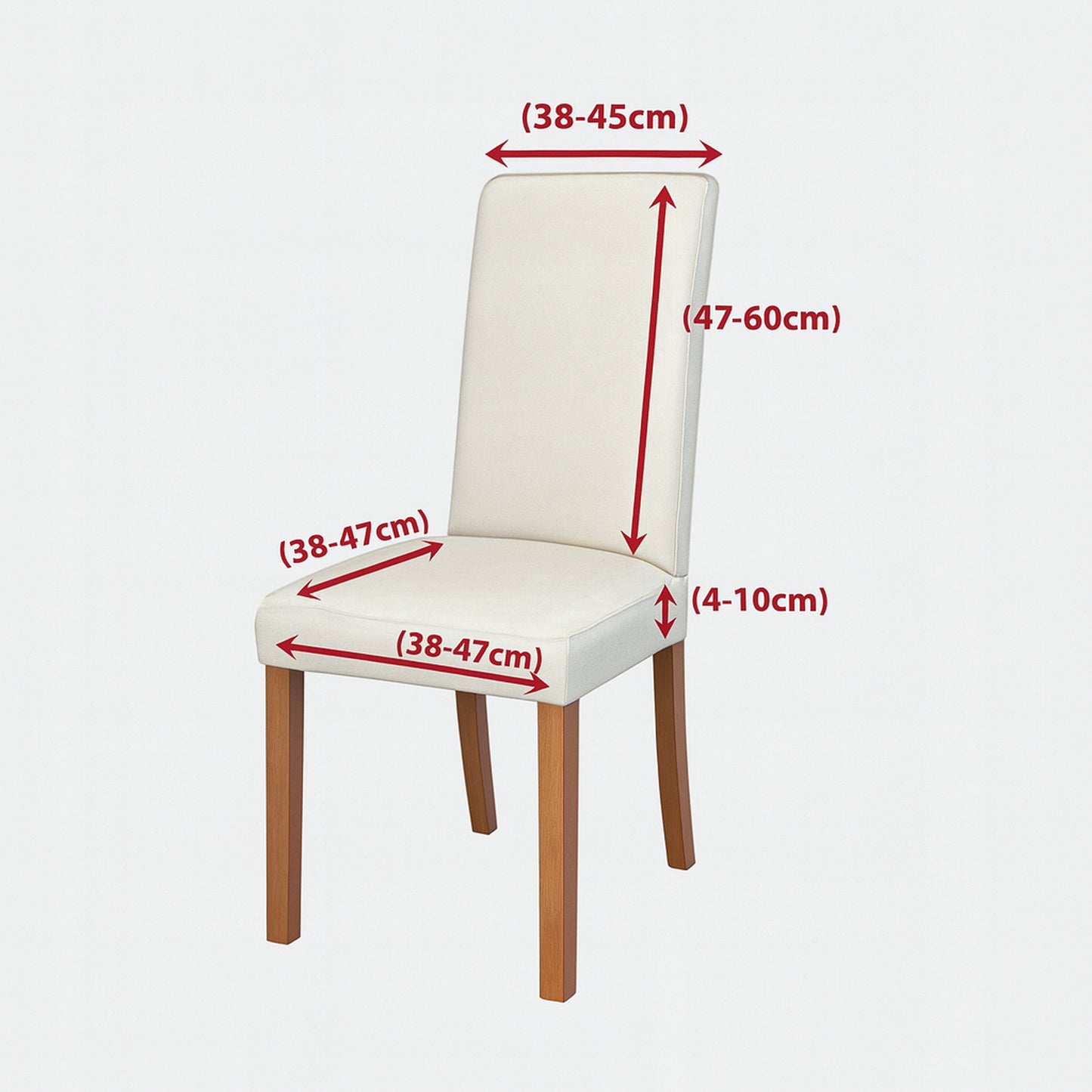 Elastyczny pokrowiec na krzesło - uniwersalny, dopasowujący się