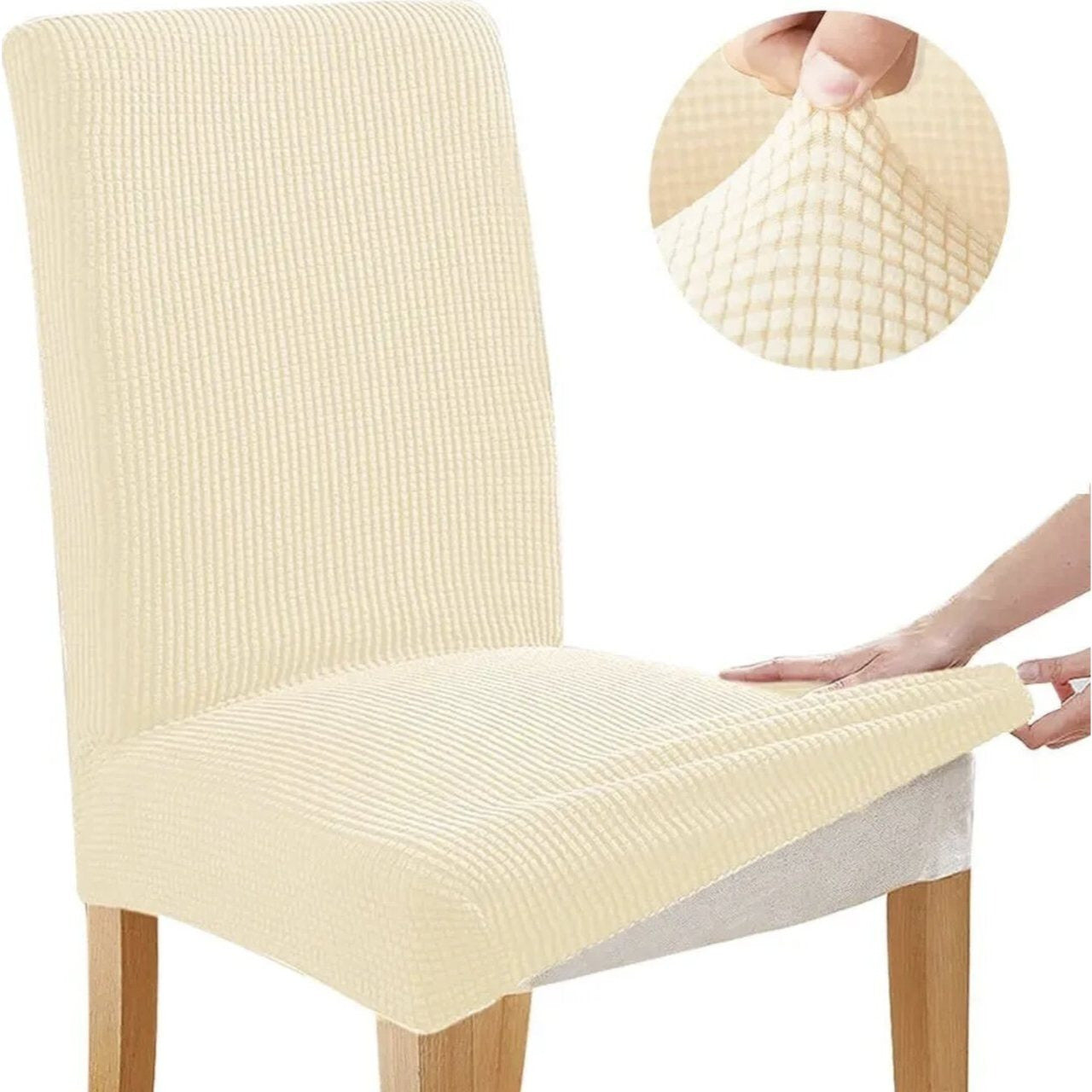 Elastyczny pokrowiec na krzesło - uniwersalny, dopasowujący się