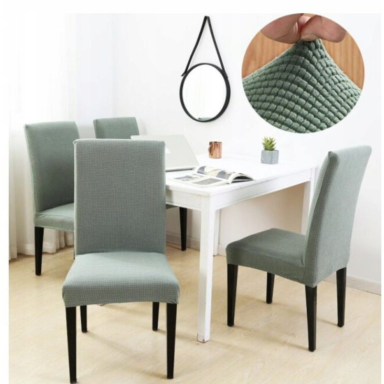 Elastyczny pokrowiec na krzesło - uniwersalny, dopasowujący się