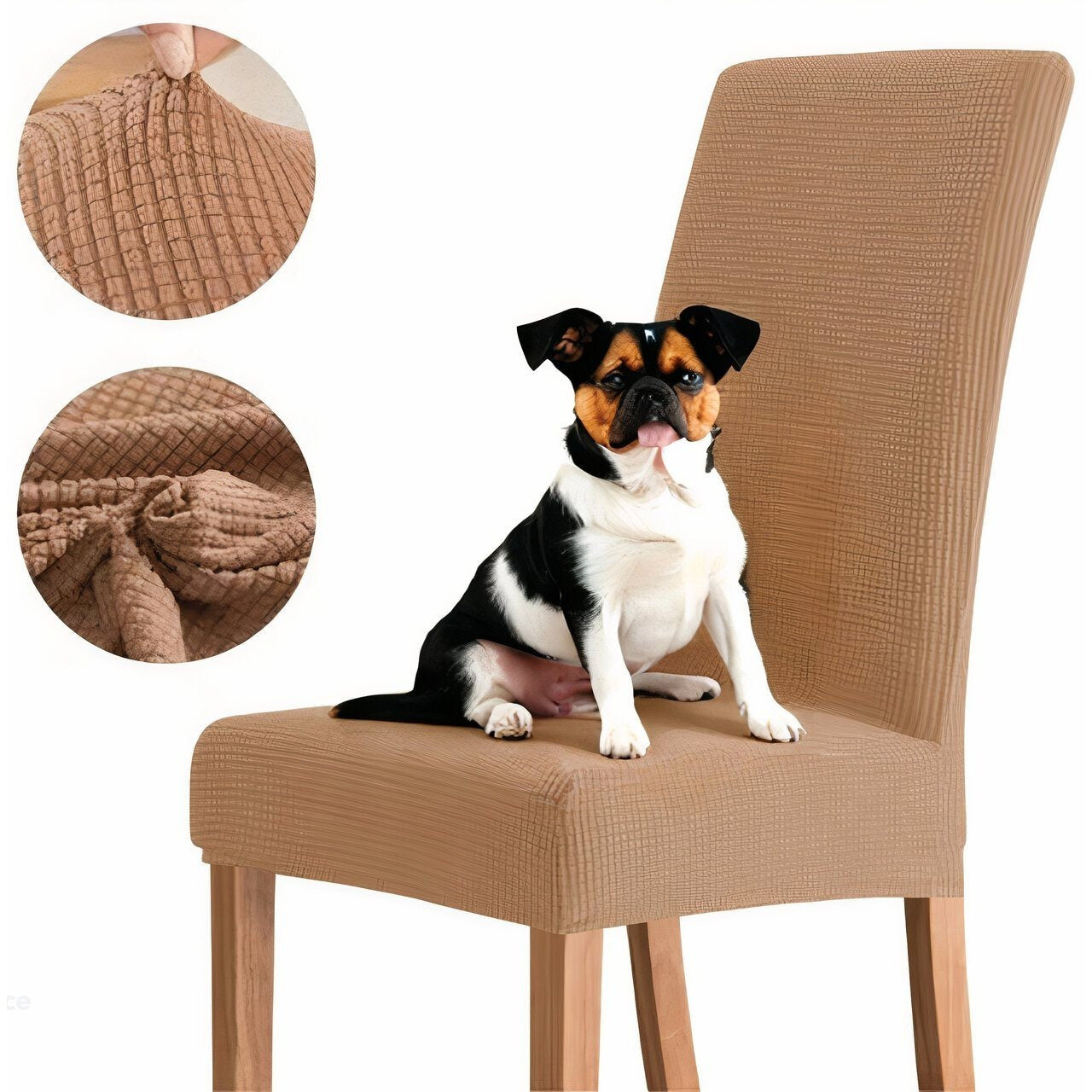 Elastyczny pokrowiec na krzesło - uniwersalny, dopasowujący się